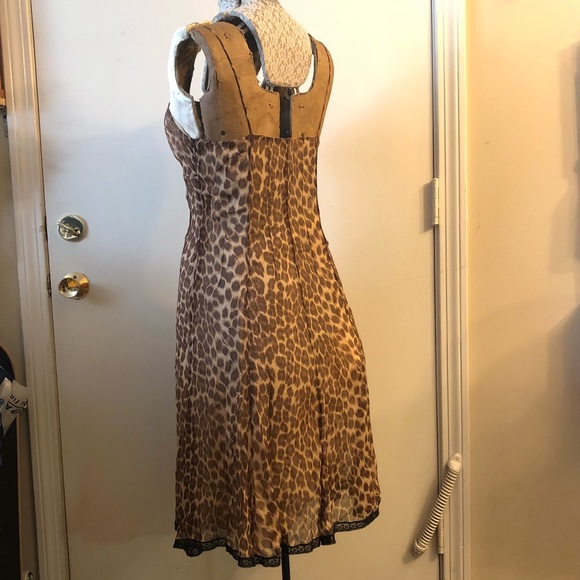 Lemon sz 10 leopard slip dress - Picture 4 of 8